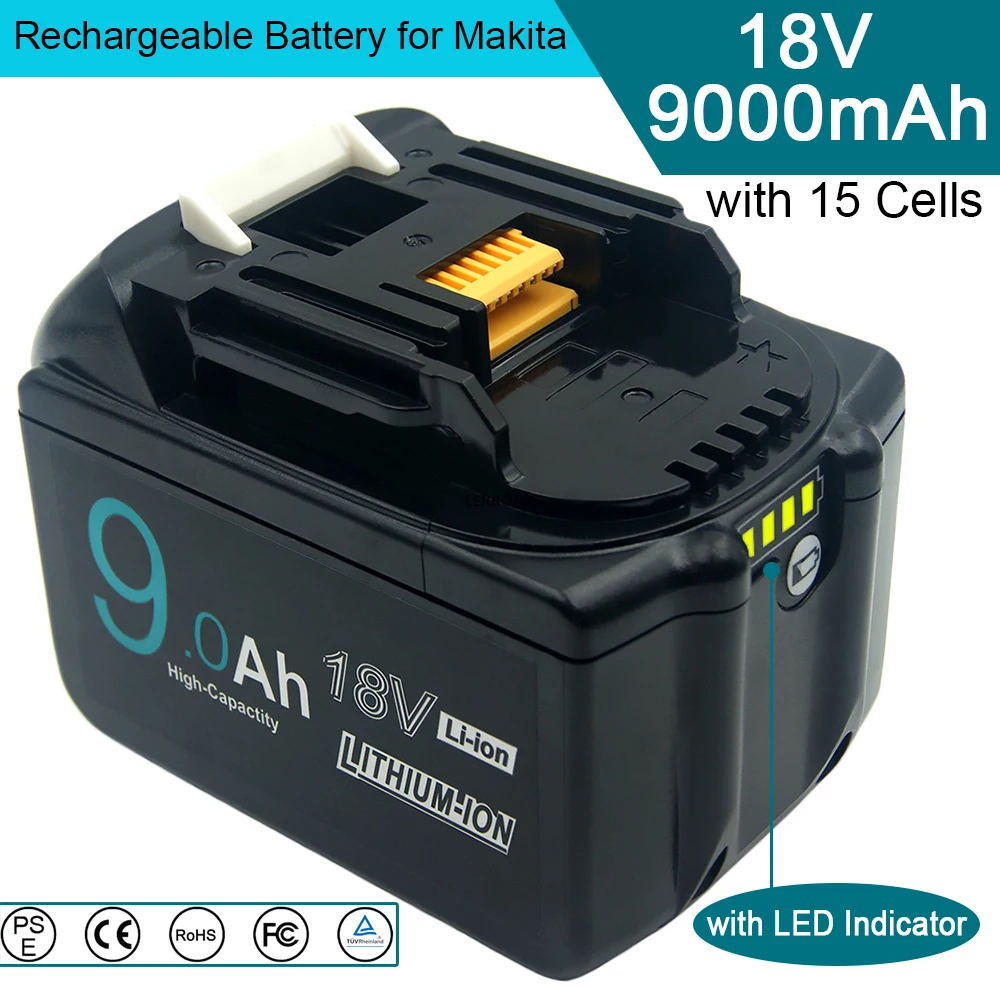 ４５日保証２個 マキタ BL1890 18V 9Ah バッテリー BL1860 45日保証2個 マキタ BL1890 18V 9Ah バッテリー BL1860