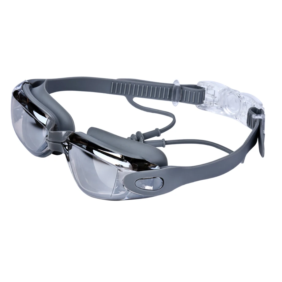 Adult swimming goggles swimming goggles high-definition防雾 men and women professional waterproof earplugs