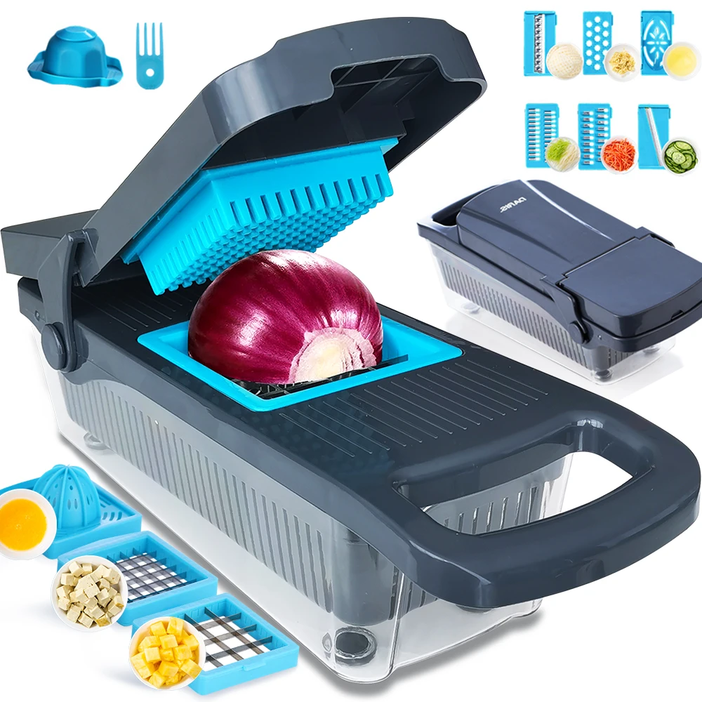 Vegetable Chopper, Onion Mincer, Cutter, Dicer, Egg Slicer with Contai –  global gadgets