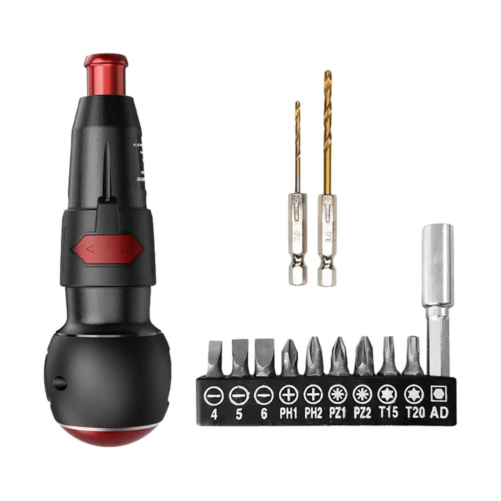 

Cordless Electric Screwdriver Multipurpose 3.6V Fittings Ergonomic Handle Mini Screwdriver Set for Cabinet Installation Maintain