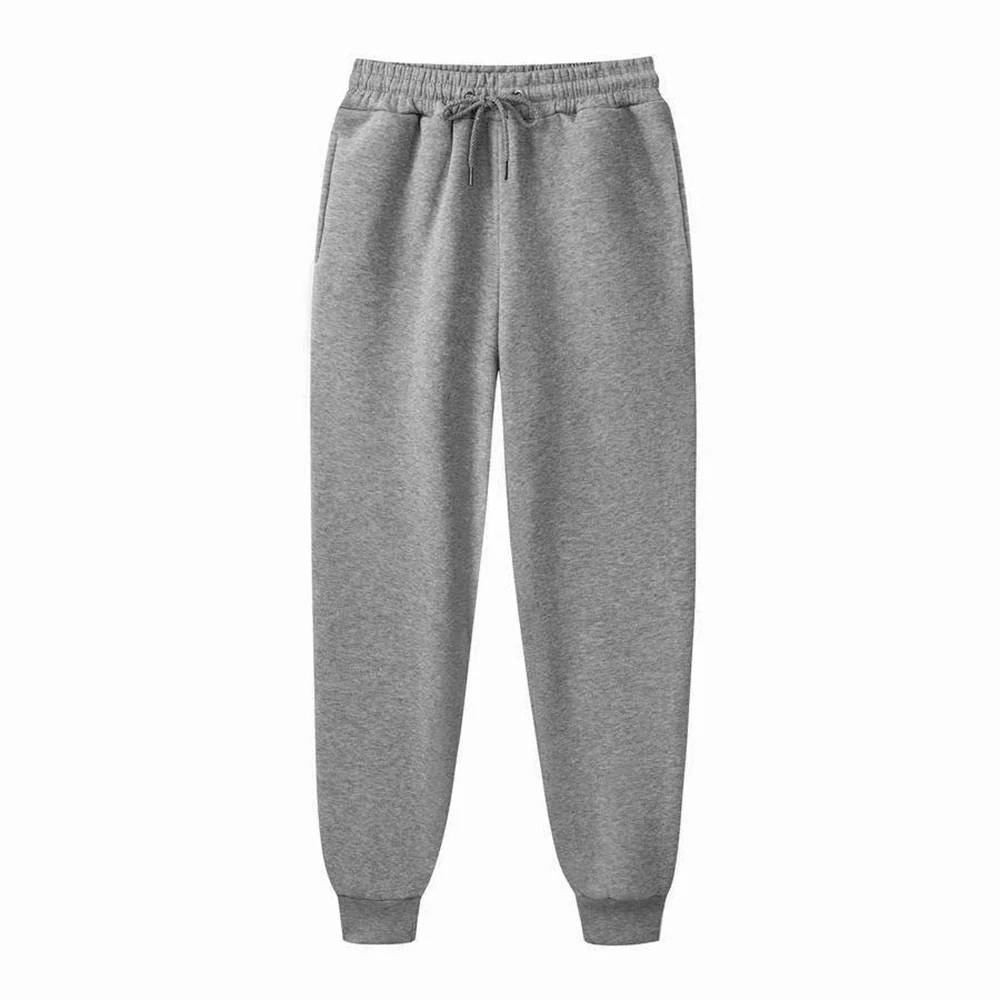 Mens Casual Pants Solid Color Long Sports Pants Full Length Trou Breathable Jogging Sweatpants Loose Haruku Men_voghion.com