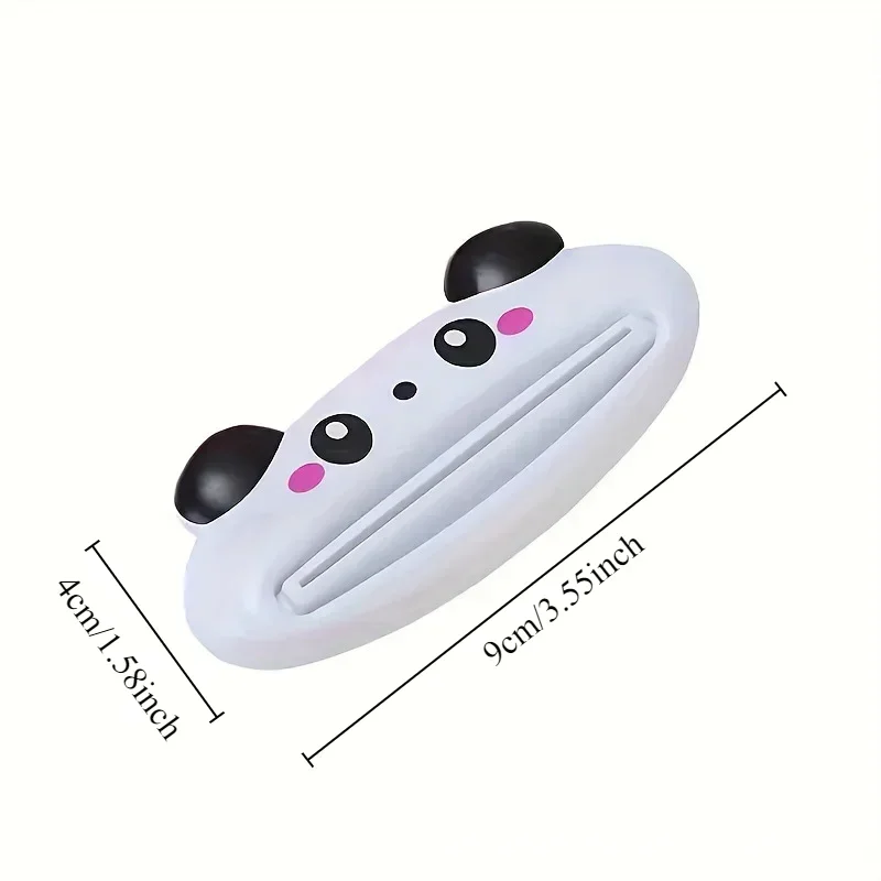 Adorable Cartoon Rolling Toothpaste Dispenser and Tube Holder Clips