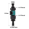 Plastic Valve Quick Connector 3/4" Thread to PE Pipe Barb Connectors 16/20/25mm Garden Watering Prolong Hose Adapter Switch 6