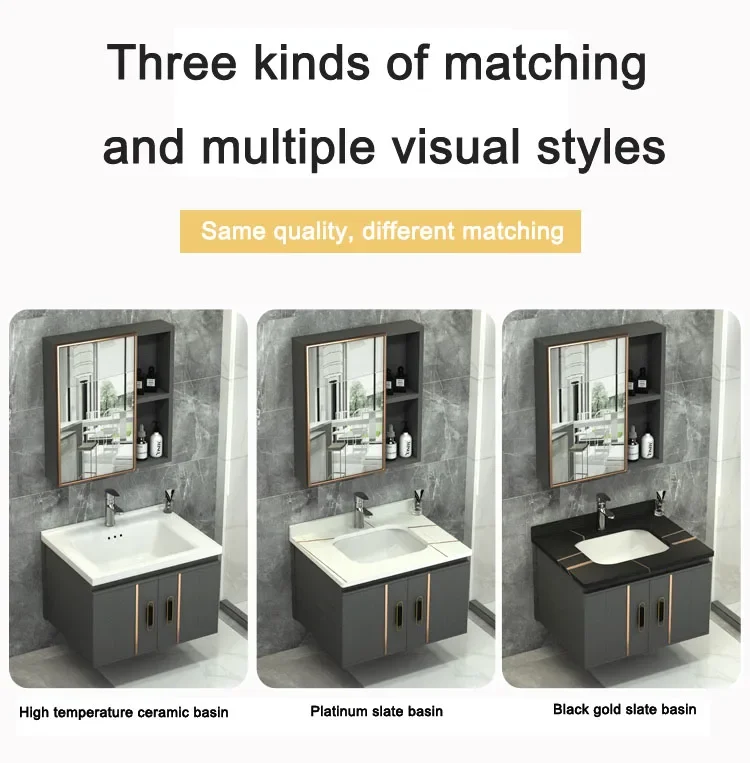 Bathroom Cabinet Combination Bathroom Household Wash Basin Cabinet Wash Basin