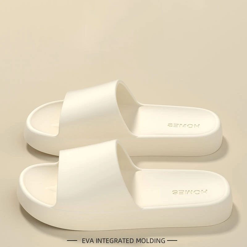 Solid Color Slippers EVA Thick Sole Antislip Comfortable Journal Style Slides Indoor Outdoor 6