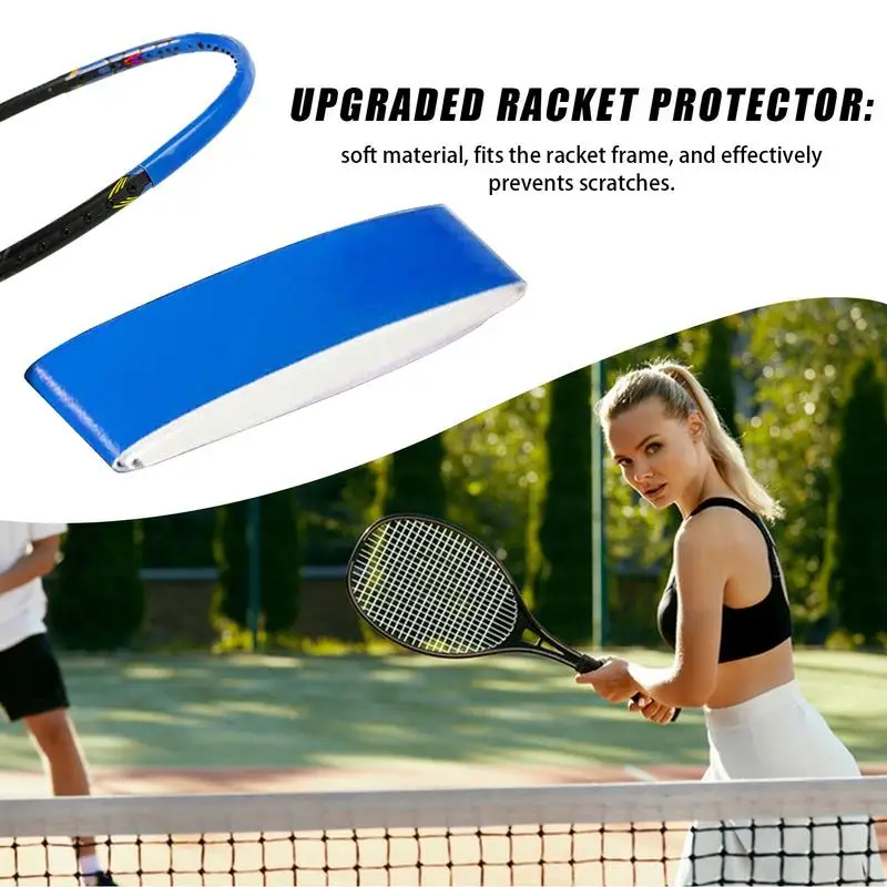 

Tennis Grip Tape Racket Protection Tape Seamless Pasting PU Racquet Guard Tape Racket Frame Stickers Thickened Wear-Resistant