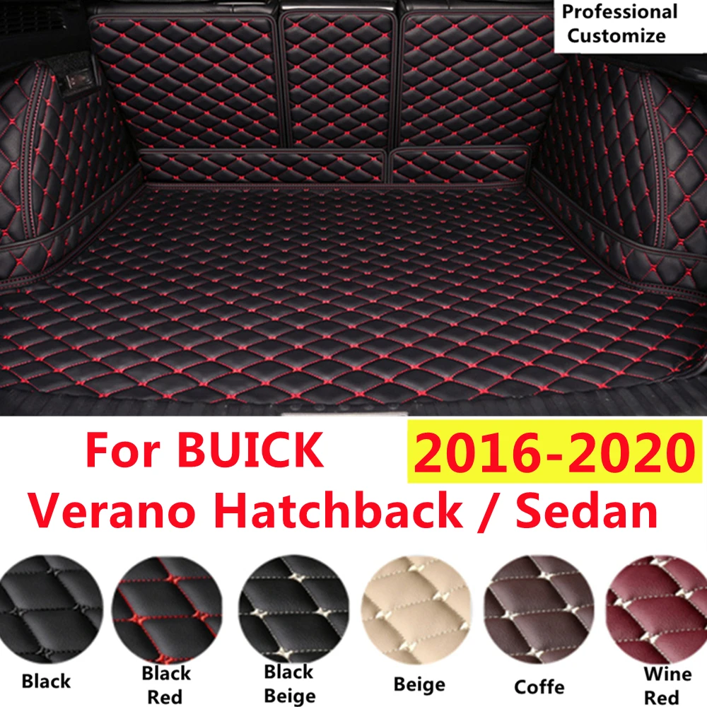

SJ Custom Full Set Fit For Buick Verano 2020 2019 2018-16 Auto Fittings Waterproof Car Trunk Mat Tail Boot Tray Liner Rear Cargo