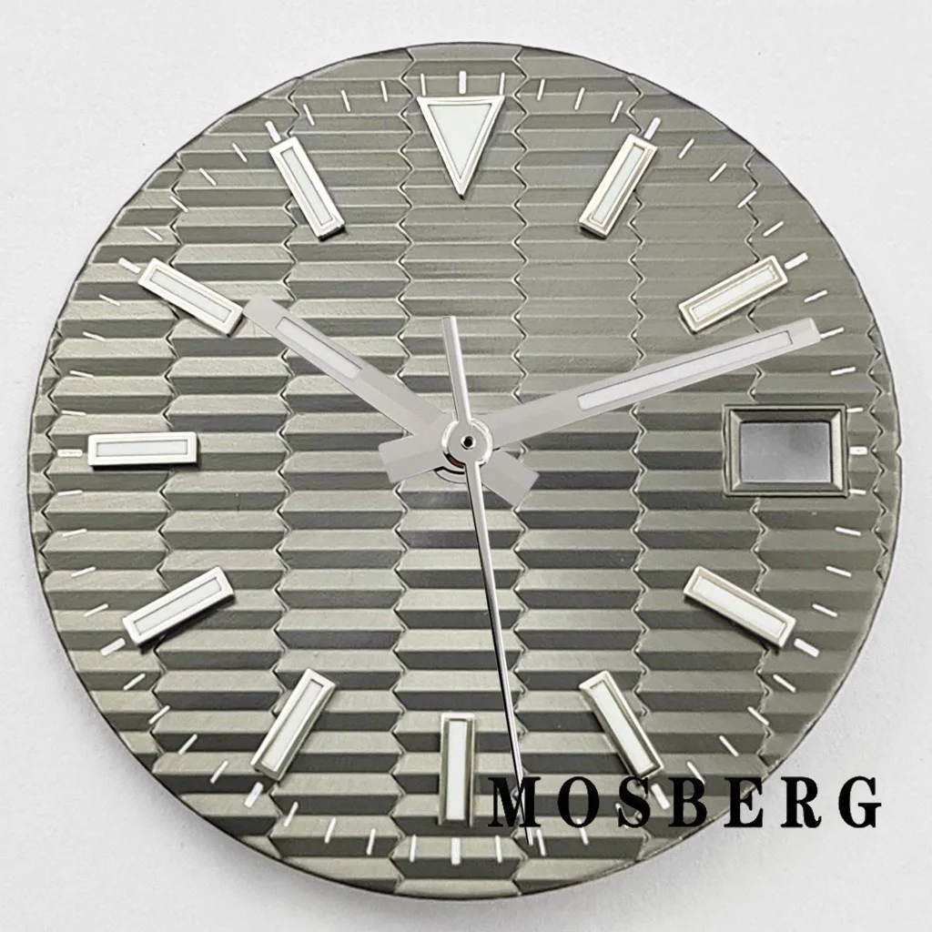 Cadran De Montre 28.5mm + Aiguilles Pour Mouvement NH35 - Accessoires Horlogerie Neufs