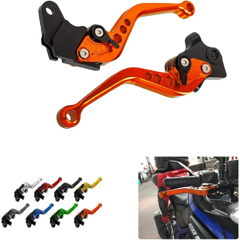 Universal Motorrad Kupplung Brems Griff Trommel Hebel Fit Für BMW Honda Yamaha Suzuki Motorrad Zubehör Änderung Legierung CNC – Detail 3