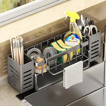 Stainless Steel Sink Organizer Rack 1