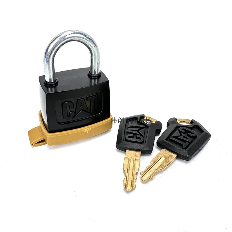 Fuel Tank Lock Excavator Lock Head Anti-theft Padlock for Caterpillar Cat E320 323 329 330 336c D Excavator