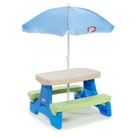 Easy Store Kids Picnic Table with Umbrella, Ages 2+ 1