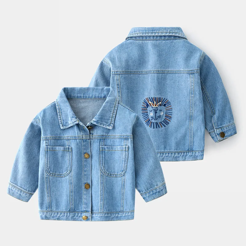 ChildrensDenimJacketSpringandAutumnNewBoysDenimCasualJacket