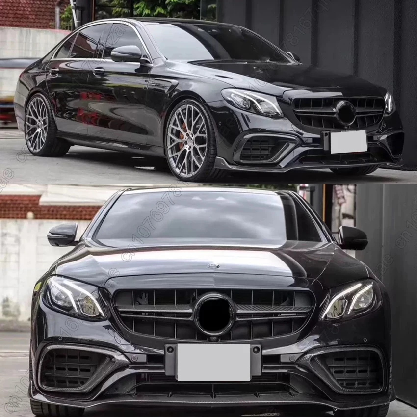 교체 부품 C63S 스타일 앞 범퍼 그릴 메르세데스 C 클래스 W205 C180 C200 C250 C300 C350 C43 2014-2018 튜닝