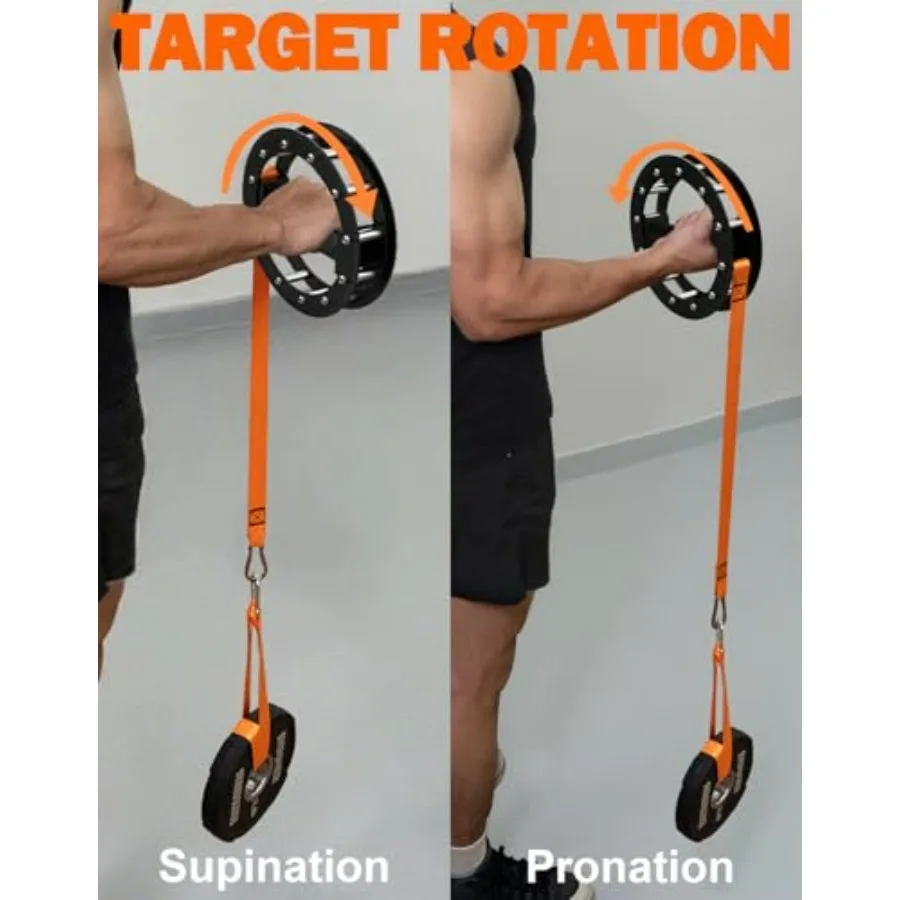 Forearm and Wrist Strengthener Set, Rotation Trainer Pronation/Supination,Grip Strength Training