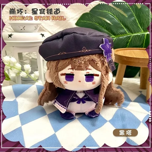 10cm Honkai: Star Rail Plush Toy Kafka Bailu Herta Dan Heng Jing Yuan Mini Plushie Pendant Cute Anime Bag Keychain Toy Kids Gift