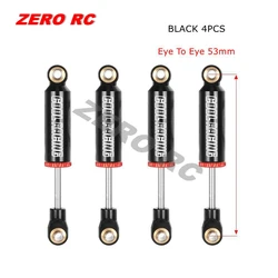 Premium Metal Built - in Spring Shock Absorber Oil Damper (53mm Black 4PCS)