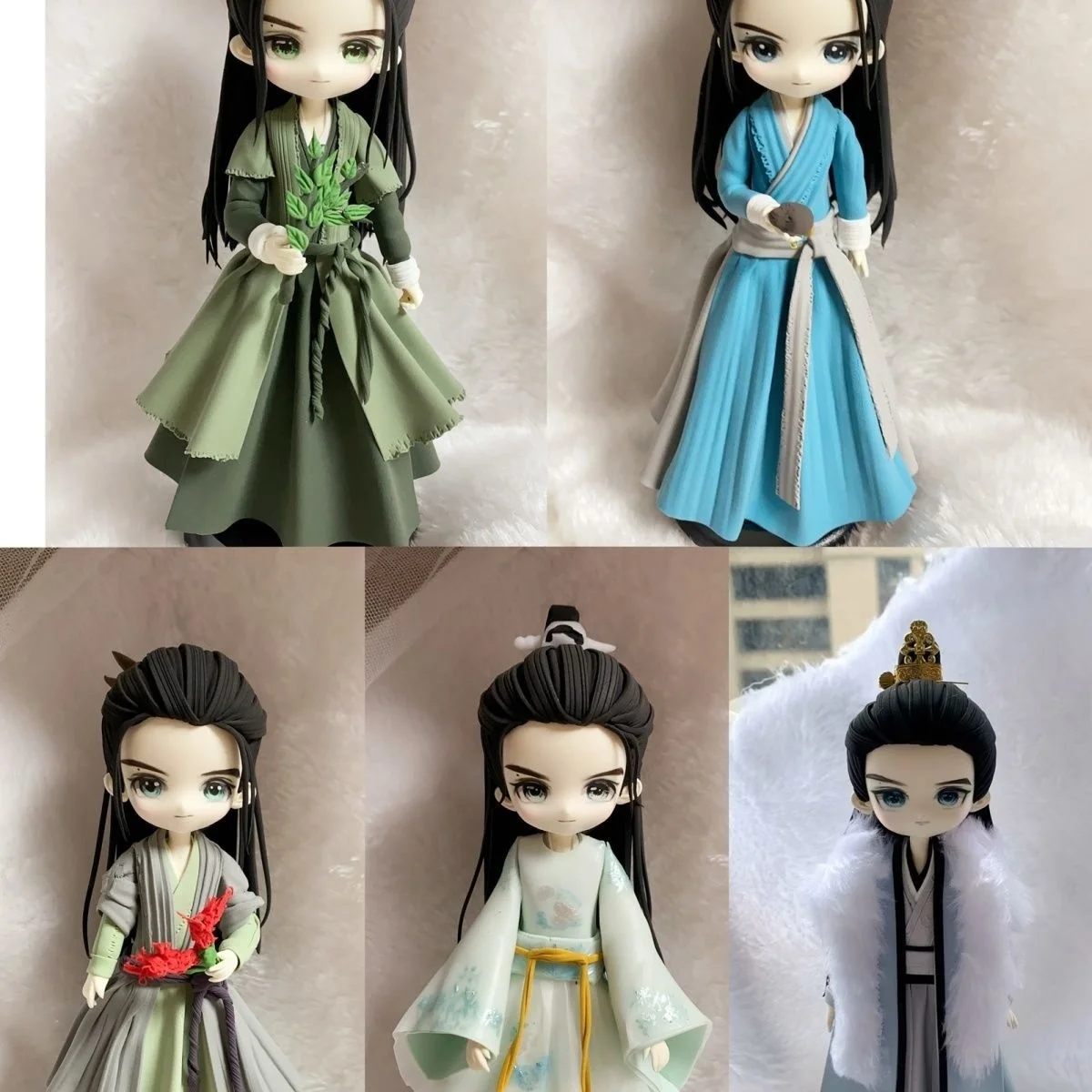 

Chang Xiang Si Tushan Jing Clay Doll Handmade Ye Shiqi Tu Shan Jing Deng Wei Clay Dolls Collection Gift