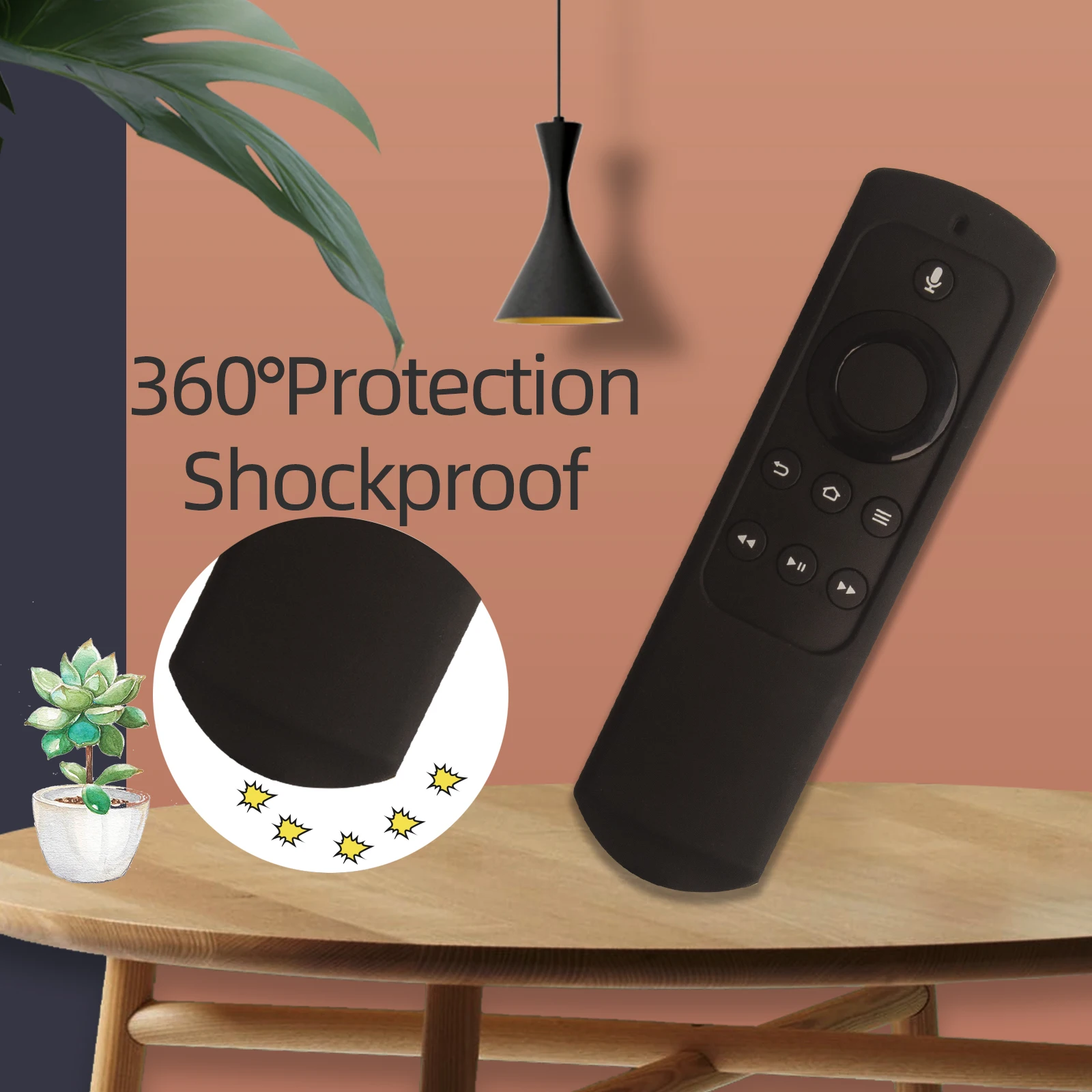 Silicone Case Fit For Fire TV 4K Alexa Voice Remote 2nd Gen Stick