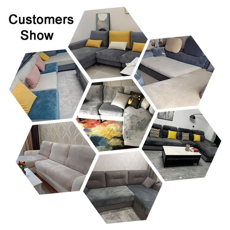 Luxury Velvet Sofa Covers Super Soft Sofa Seat Cushion Covers Solid Living Room Stretch Sofa Couch Case Home Decor Washable Pets 4