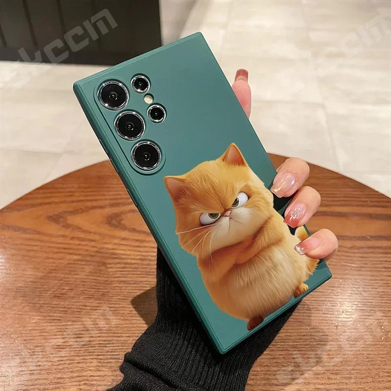 Adorable Cartoon Cat Soft Phone Case Cover