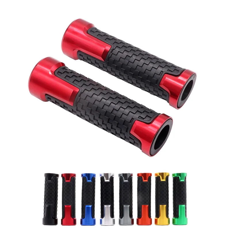 

22mm Universal Motorbike Grip CNC Aluminium Alloy Free Laser Print Logo 8 Colours Modification Accessories Welcome Wholesale