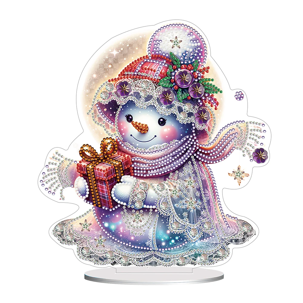 Ornamento Albero Di Natale Fai Da Te Con Diamanti 5D, Kit Mosaico Con Forma Speciale, Decorazione Festiva - 4
