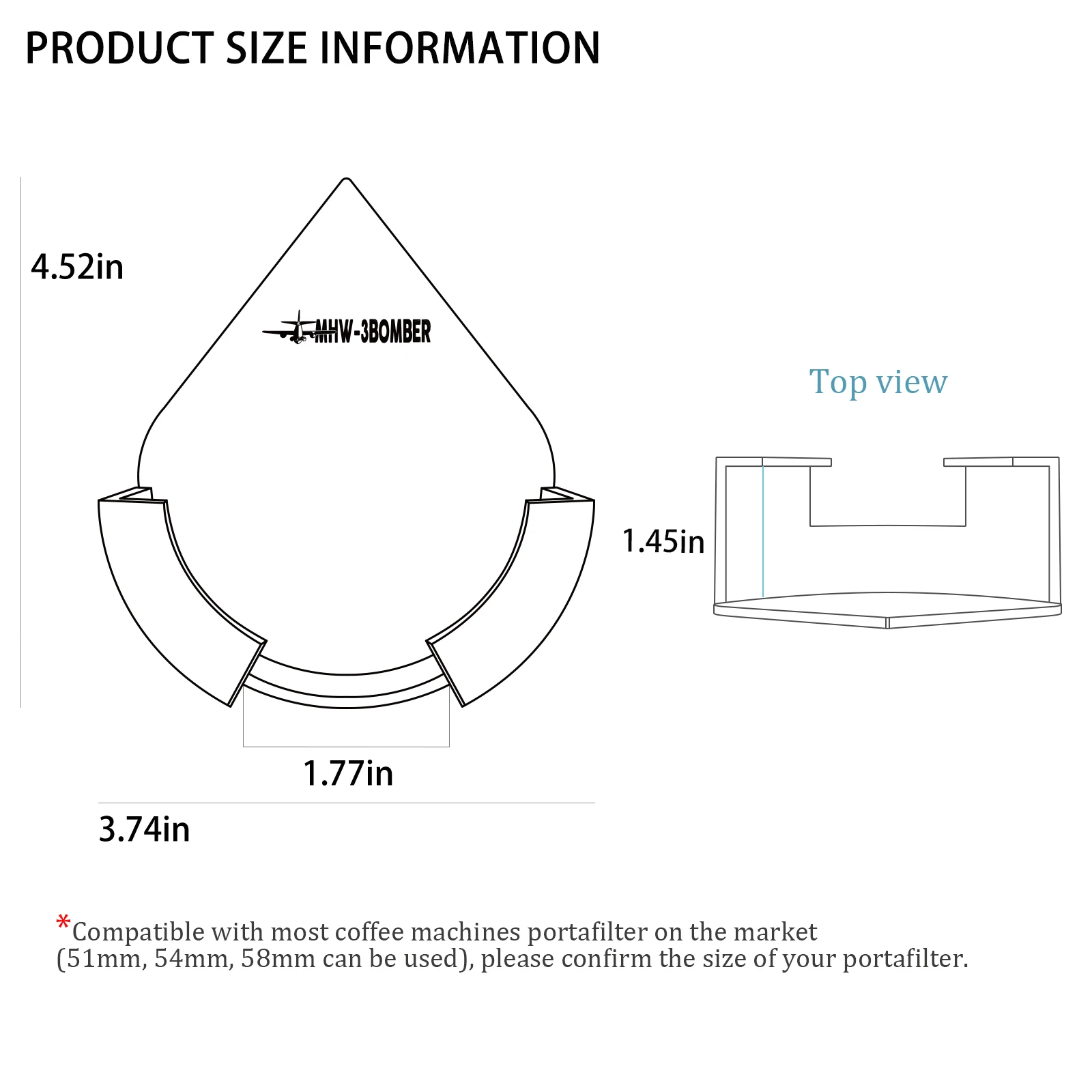 MHW-3BOMBER القهوة Portafilter جدار حامل أرفف محطة...