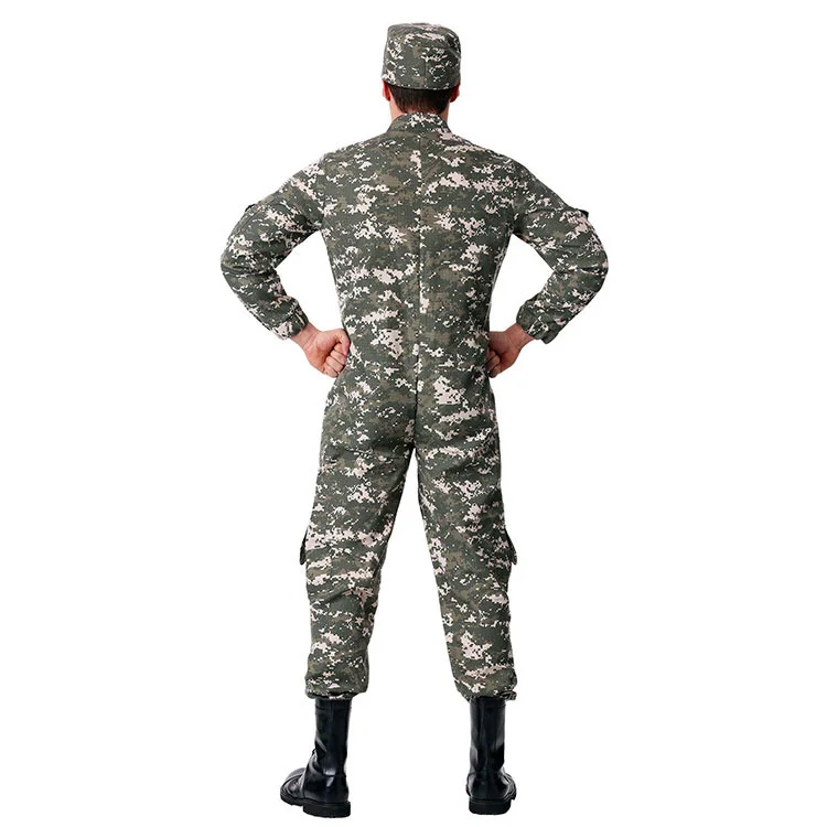 Halloween Cosplay Military Uniform For Aldult  Kids Training Suit Boy Special Force Combat Jacket Pants Army Set Soldier Clothes