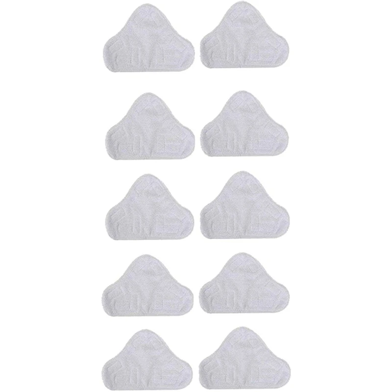 

30 Pack Replacement Steam Mop Microfiber Cloth Pad For H2O Mop X5 Triangular Drag