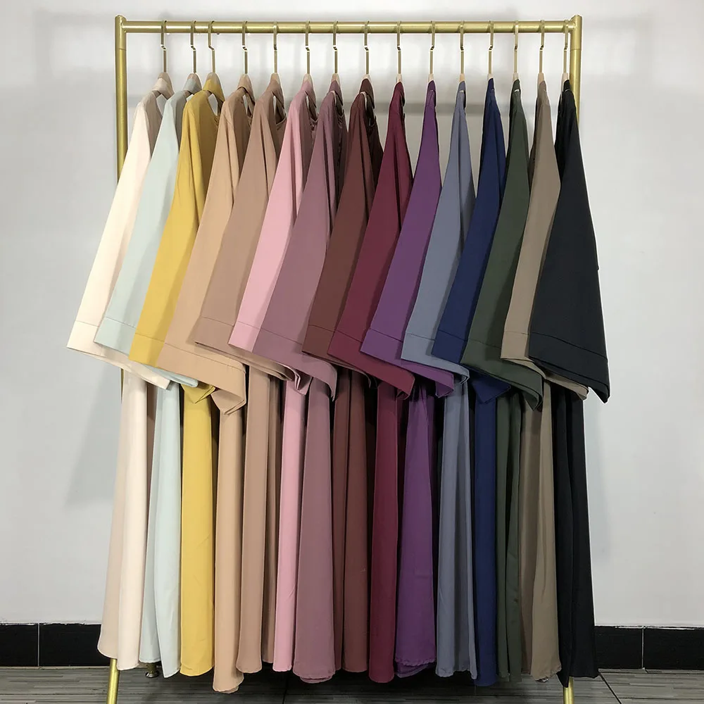 Plain Nida Abaya With Free Belt 2