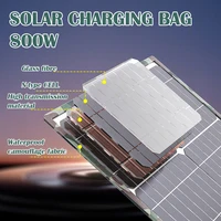 Panneau solaire pliable de 800W, chargeur solaire portable camouflage avec double port USB pour camping en camping-car et alimentation hors réseau en extérieur. 6