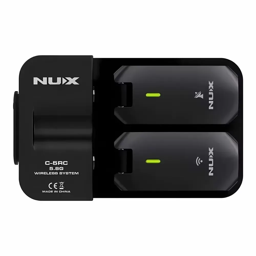 NU-X | C-5RC Rechargeable Wireless Guitar Bug Set | Carrier