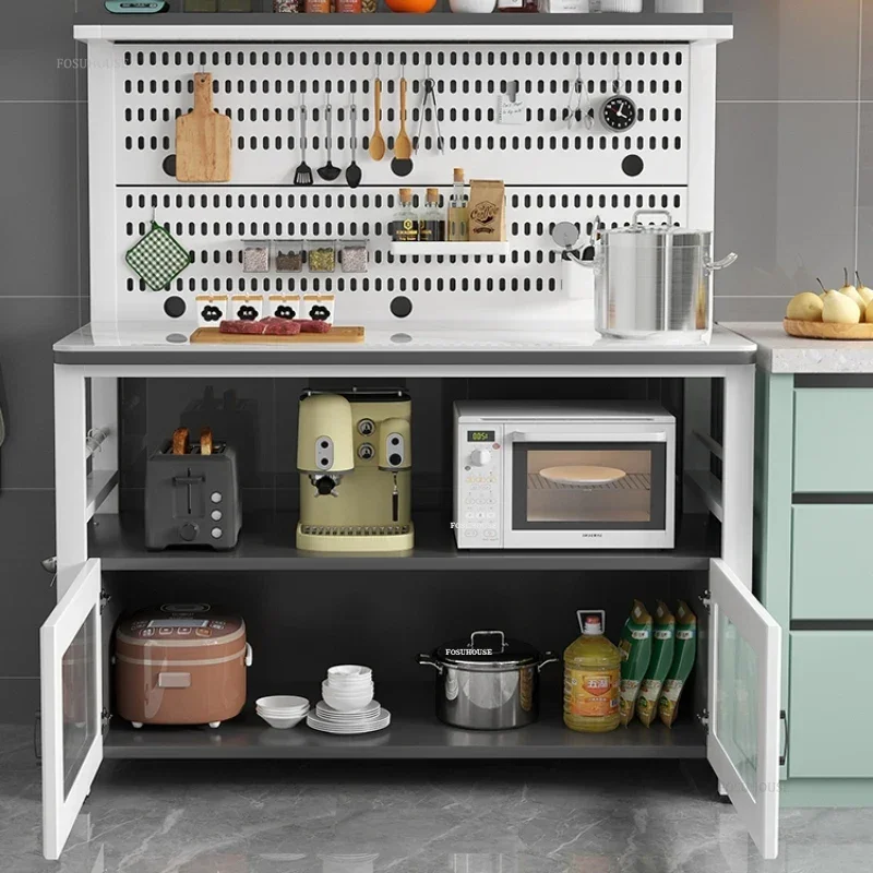 Luxury Slate Kitchen Cabinets Home Furniture Nordic Sideboard Multi-functional Console Storage Cabinets with Perforated Board X 5