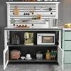 Luxury Slate Kitchen Cabinets Home Furniture Nordic Sideboard Multi-functional Console Storage Cabinets with Perforated Board X 5