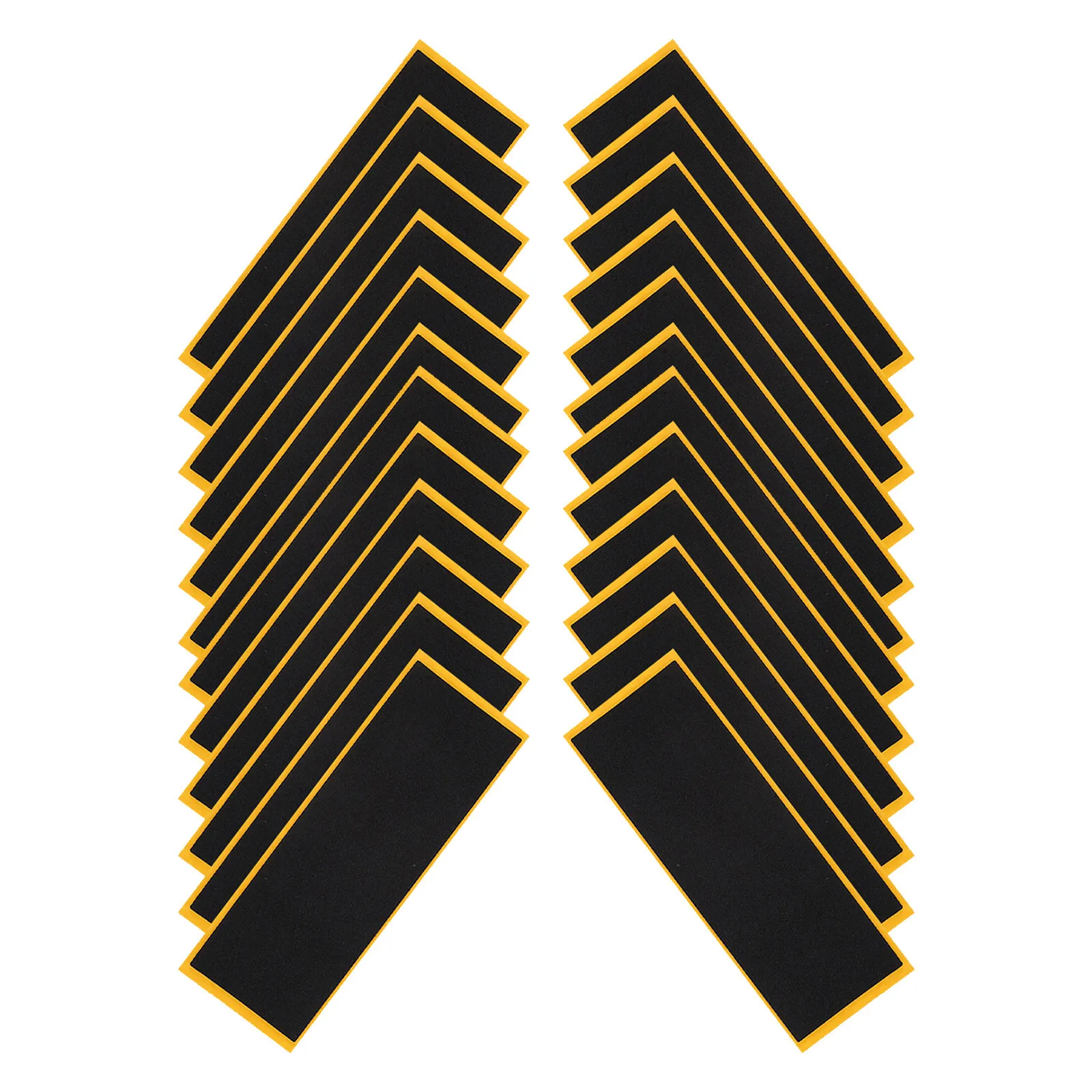 핑거보드용 24개 폼 그립 테이프 미끄럼 방지 핑거 스케이트보드 스티커 유연하고 탄력 있는 오래 지속되는 그립 테이프 용품