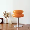 Modern Bauhaus Medieval Lamp Macaron Glass Lamp Three-tone Light Living Room Atmosphere Lamp Medieval Mushroom Bedside Nightligh 2
