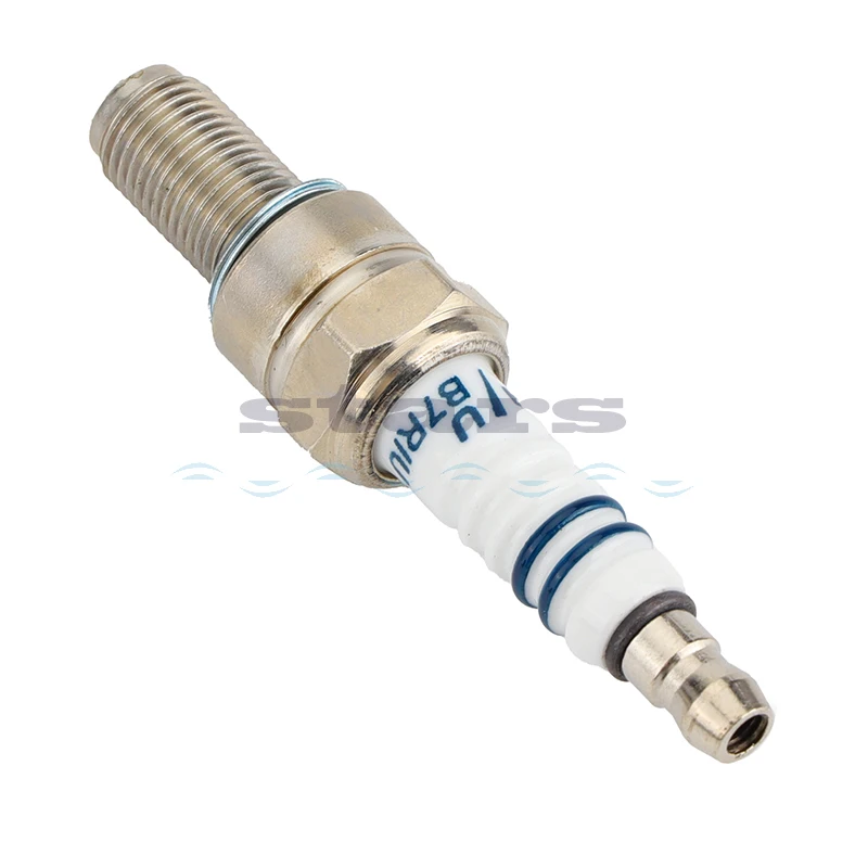 Motorcycle Iridium Spark Plug B7RIU for CR7E CPR7EA-9 CPR8EA-9 CPR8EAIX-9 96067 CR8E CR8EIX IU24 IU22 UR4DC PRG6HCC spark plug