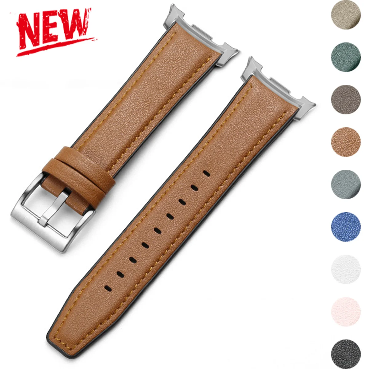 Premium Leather and Silicone Hybrid Bracelet