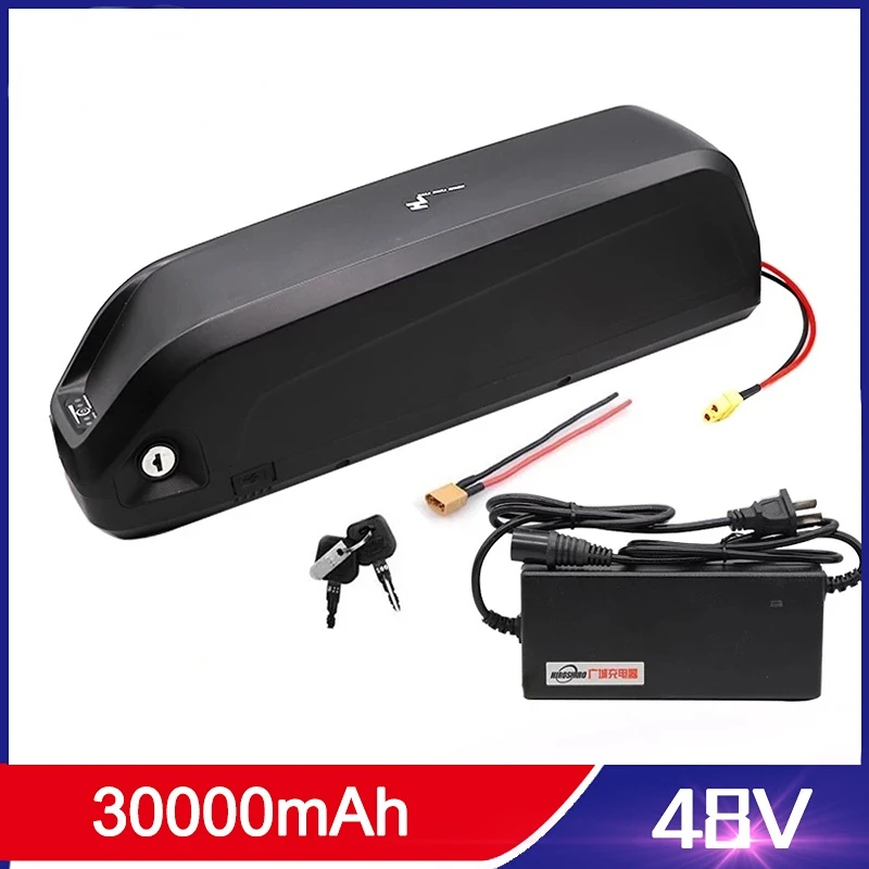

Scooter Battery Electric Bicycle Hailong Battery 36V 48V 52V USB 18650 BBS02 BBS03 BBSHD 17Ah 20ah 30Ah 500W E Bike Bafang Motor