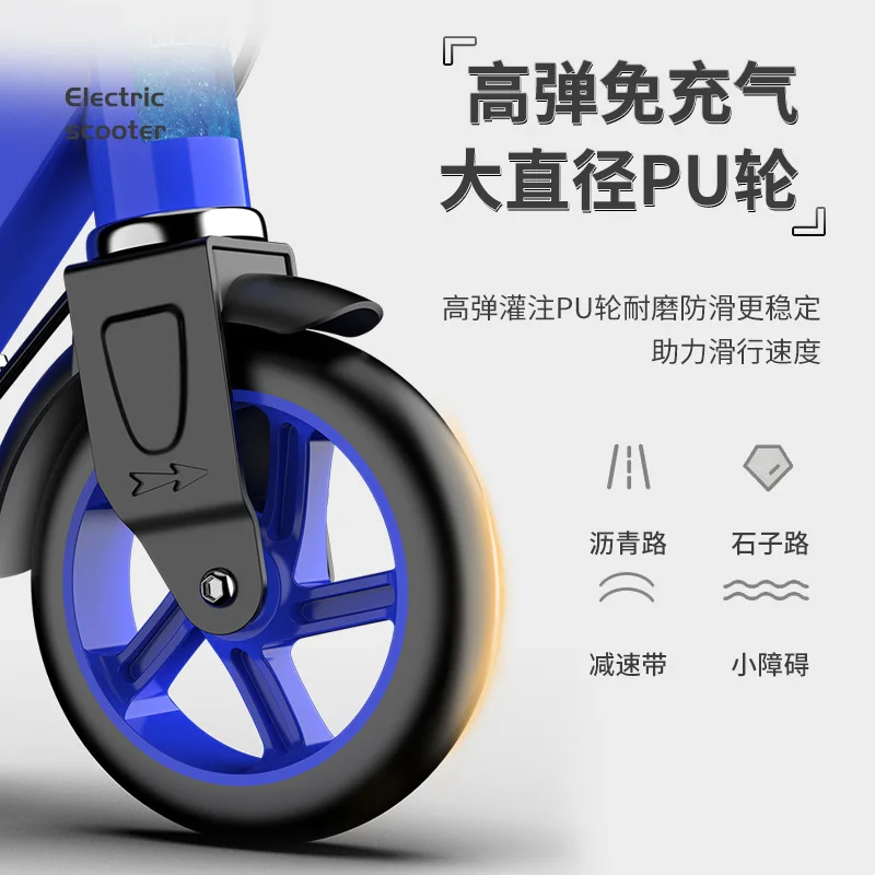 Cross-Border Scooter Children's Older Children's Bicycle Two-Wheel Foldable Adult Scooter City Kick Foot
