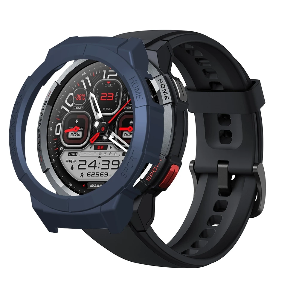 PC Watch Case Mibro GS Hollow Anti-fall Anti-scratch Protection Shell SmartWatch Replace Half Pack Protect Cover Accessories