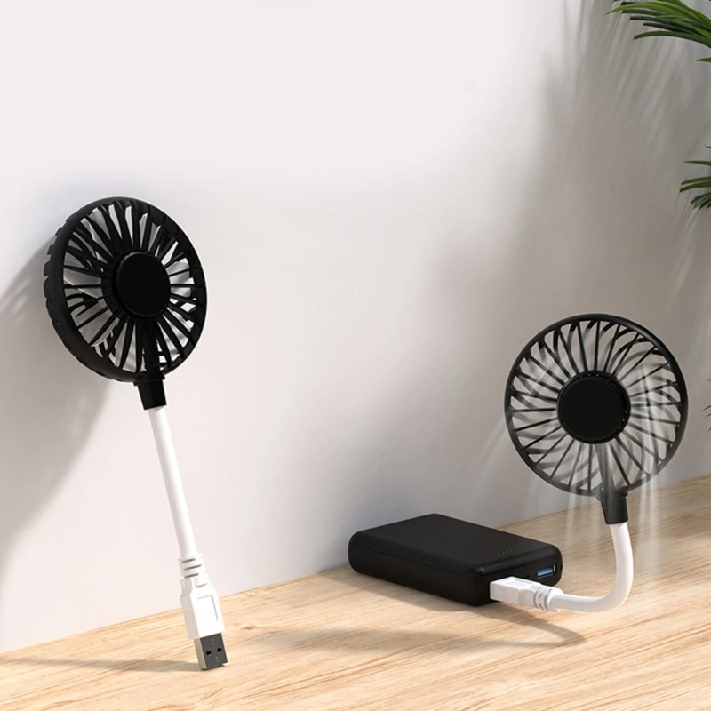 Ventilador Usb 5w 5v Ângulo Ajustável Pequeno Ventilador de Mesa de Escritório Silencioso Ventiladores Usb Portáteis Summer Cooler Handheld Fan Folhas - Imagem 6