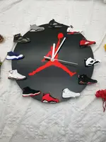 12-inch Creative Sneaker Clock Flight Wall Clock 2