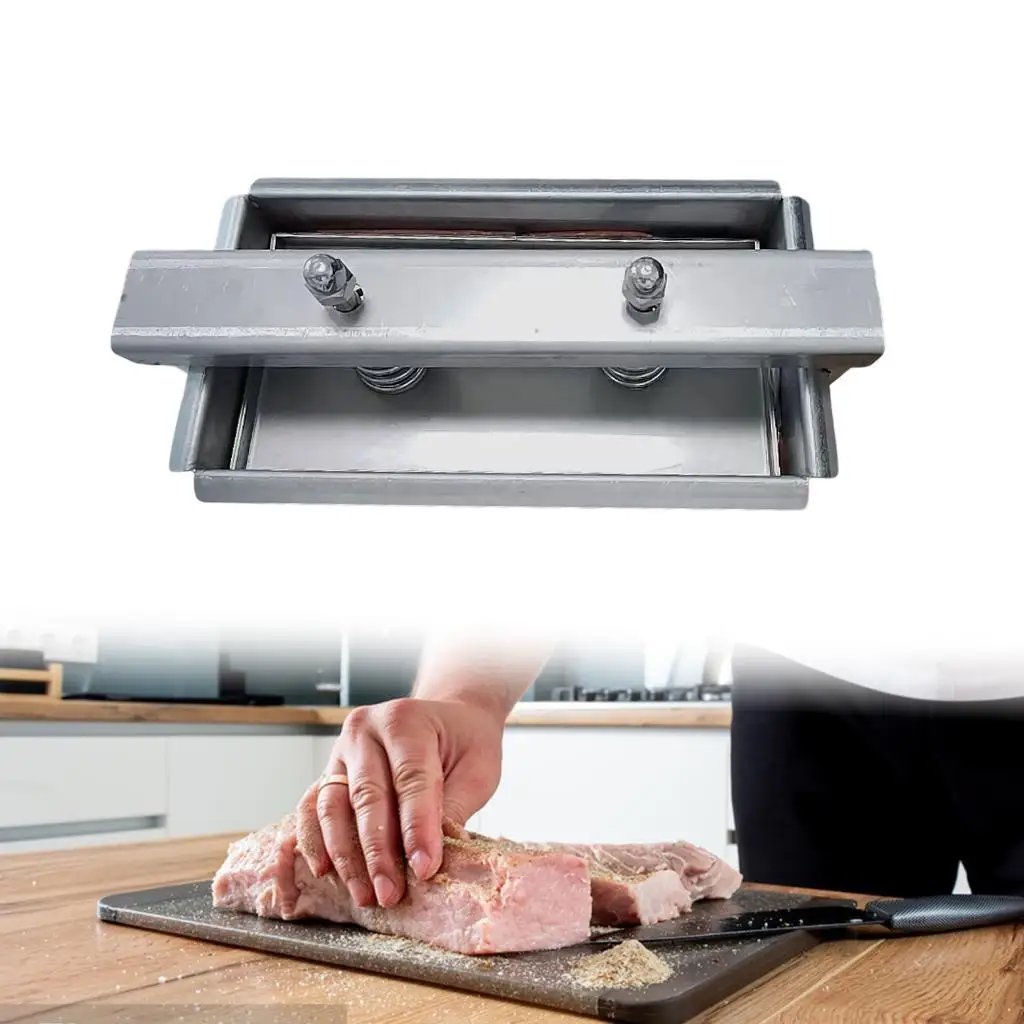 Meat Press Mold Bacon Meat Tool Stainless Steel Press Mold for Beef Bricks Kitchen Tool Homemade Hamburger Making Sandwich Meat
