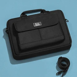 Elegant Laptop Shoulder Bag & Briefcase Handbag - 14 to 14.9 inch (Black)