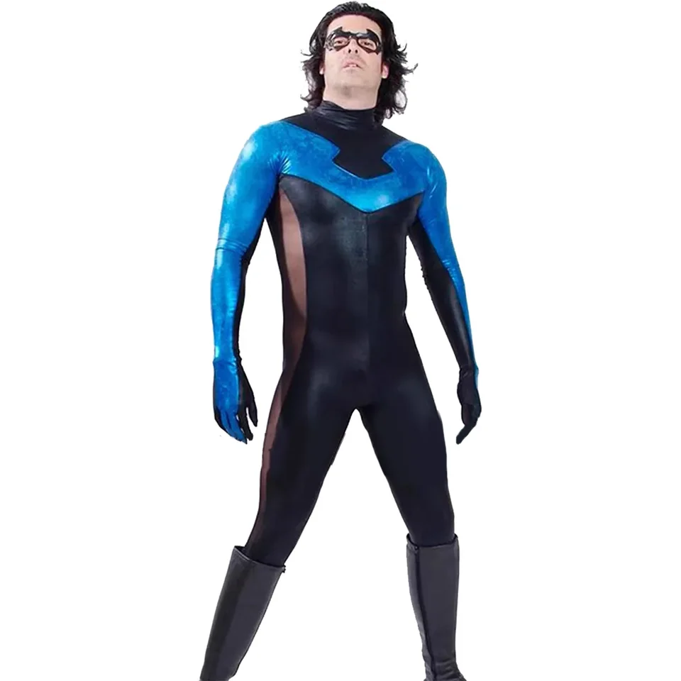 Night Wing Cosplay Costume Superhero 3D Printed Spandex Bodysuit Boys Man  Night Wing Zentai Outfit Halloween Costume for Adult - AliExpress, image size:960x960