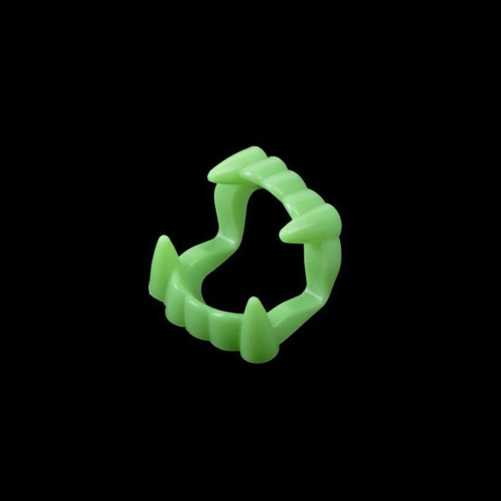 светящаяся пластмаска для зубов. игрушечные вампирские зубы. неоновый зуб. Smiffy777 лицо. накладные клыки.