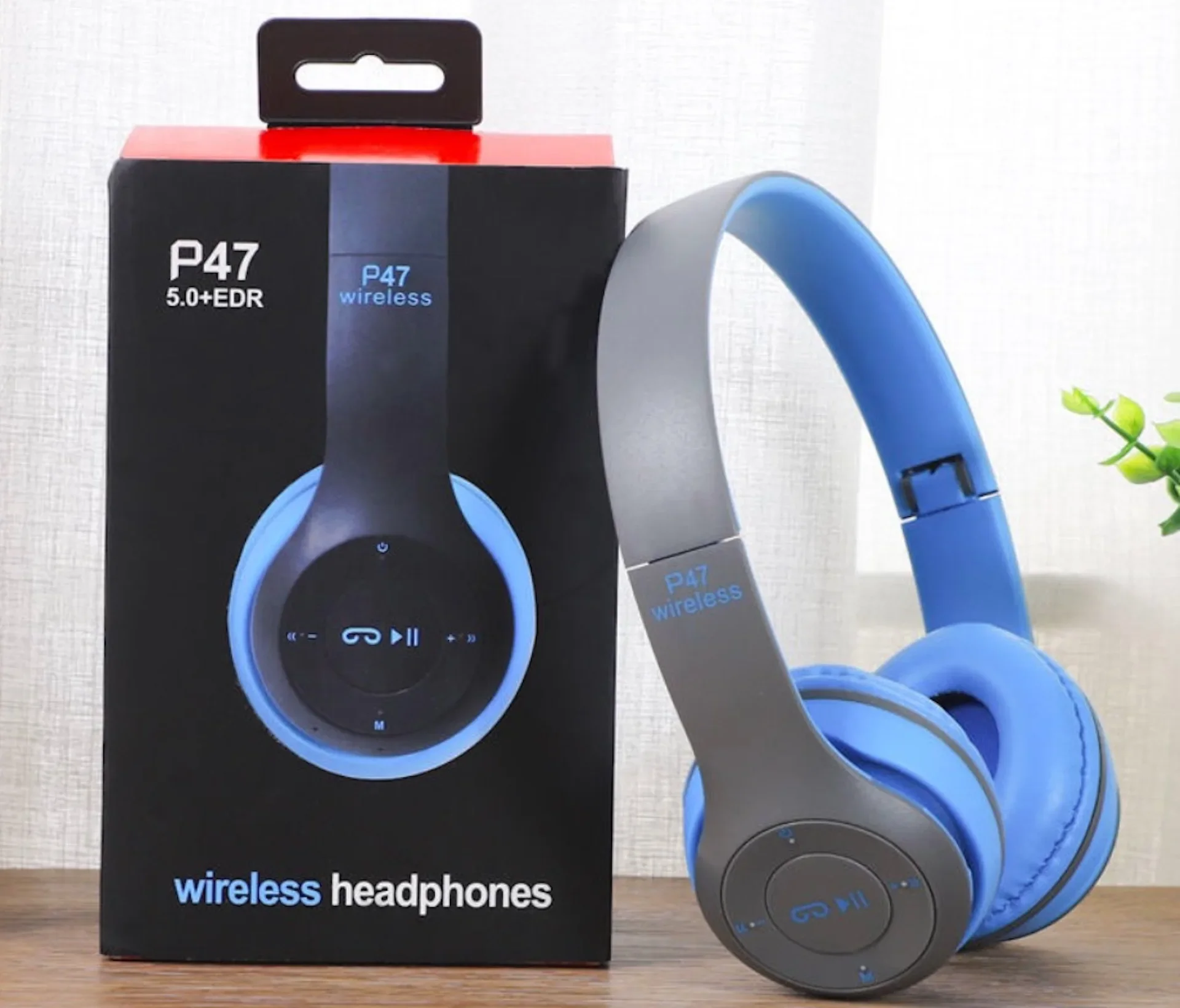 5.0 Bluetooth P47 Cuffie Wireless Cuffie Stereo Cuffie Pieghevoli Serie Wireless Cuffie Da Gioco Sportive Per Iphone Xiaomi