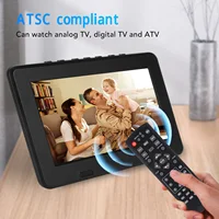 Portable LED Digital TV Portable Digital TV 7 Inch ATSC USB Storage Card TV Function Rechargeable 1080P LED Digital Television - Image 2